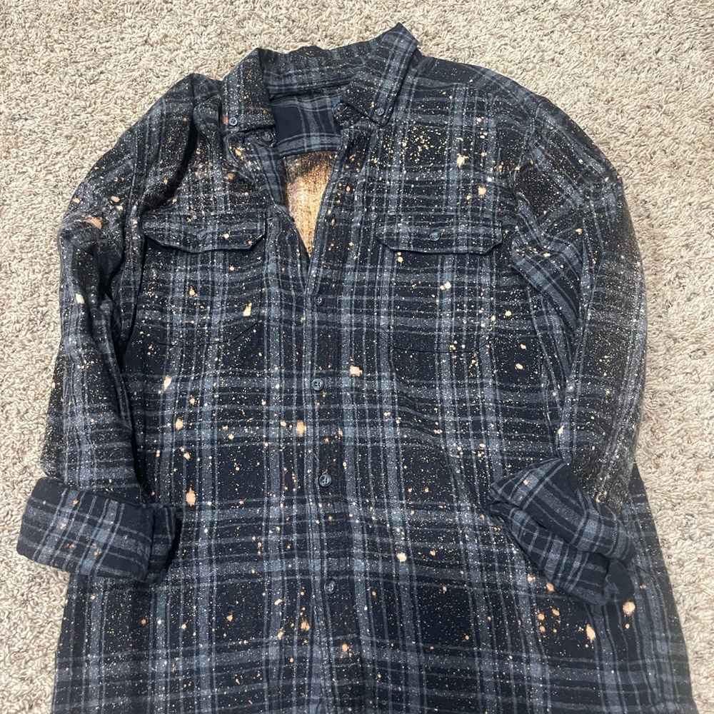 LSU plaid shacket
